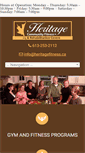 Mobile Screenshot of heritagefitness.ca